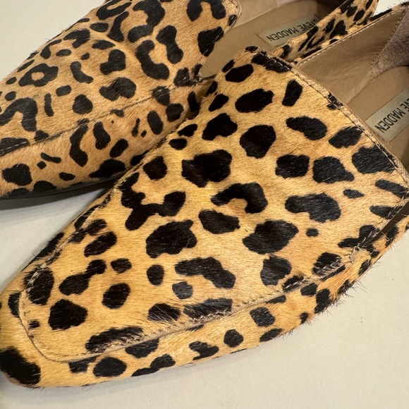Steve Madden Gemmy leopard - loafer flats, size 8.5 - Picture 6 of 7